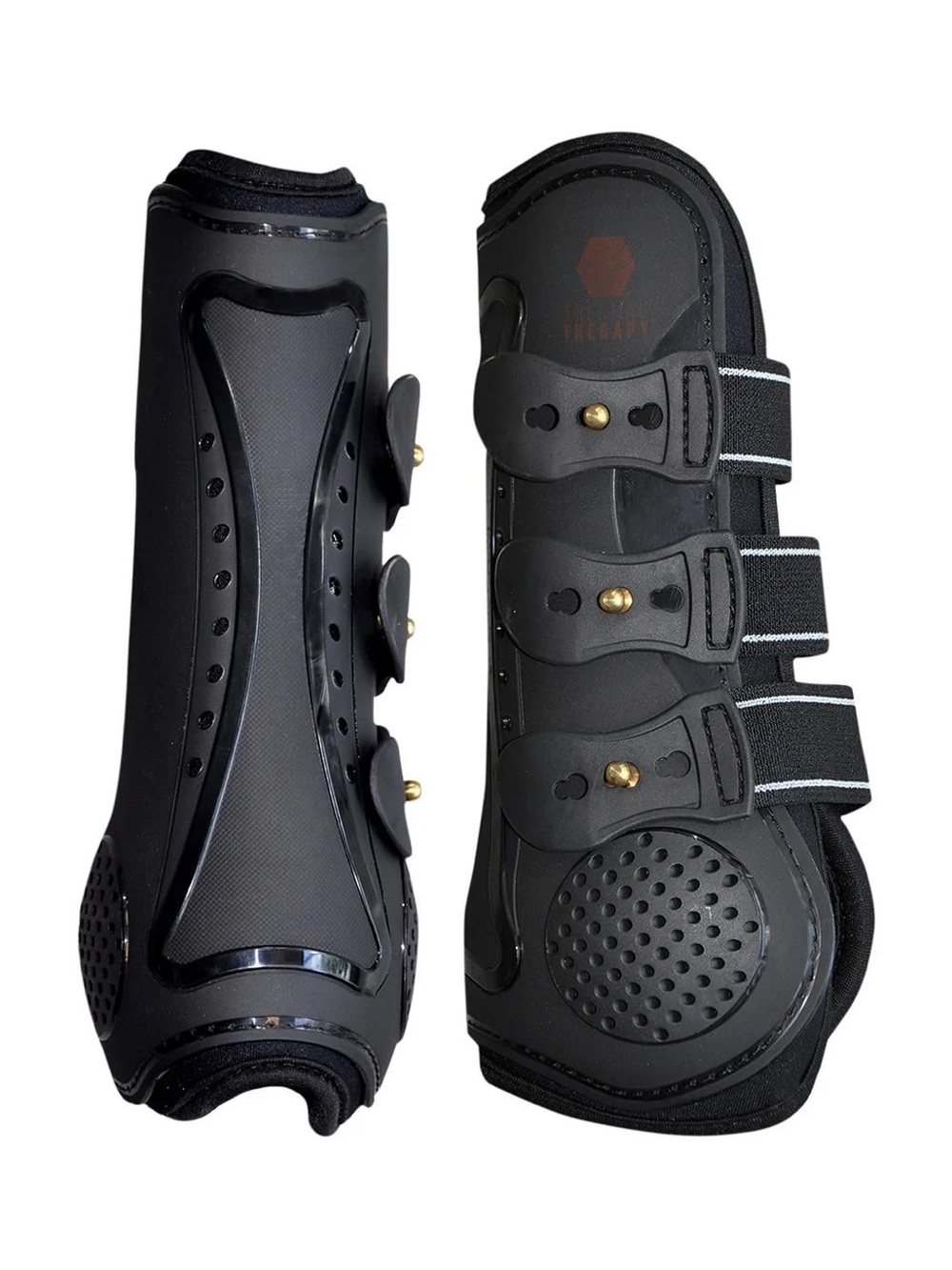 Thermal Therapy Equestrian Horse Open Front Tendon Boots Size Large